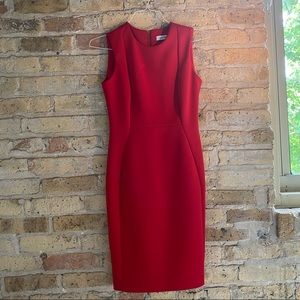 Red Calvin Klein Dress